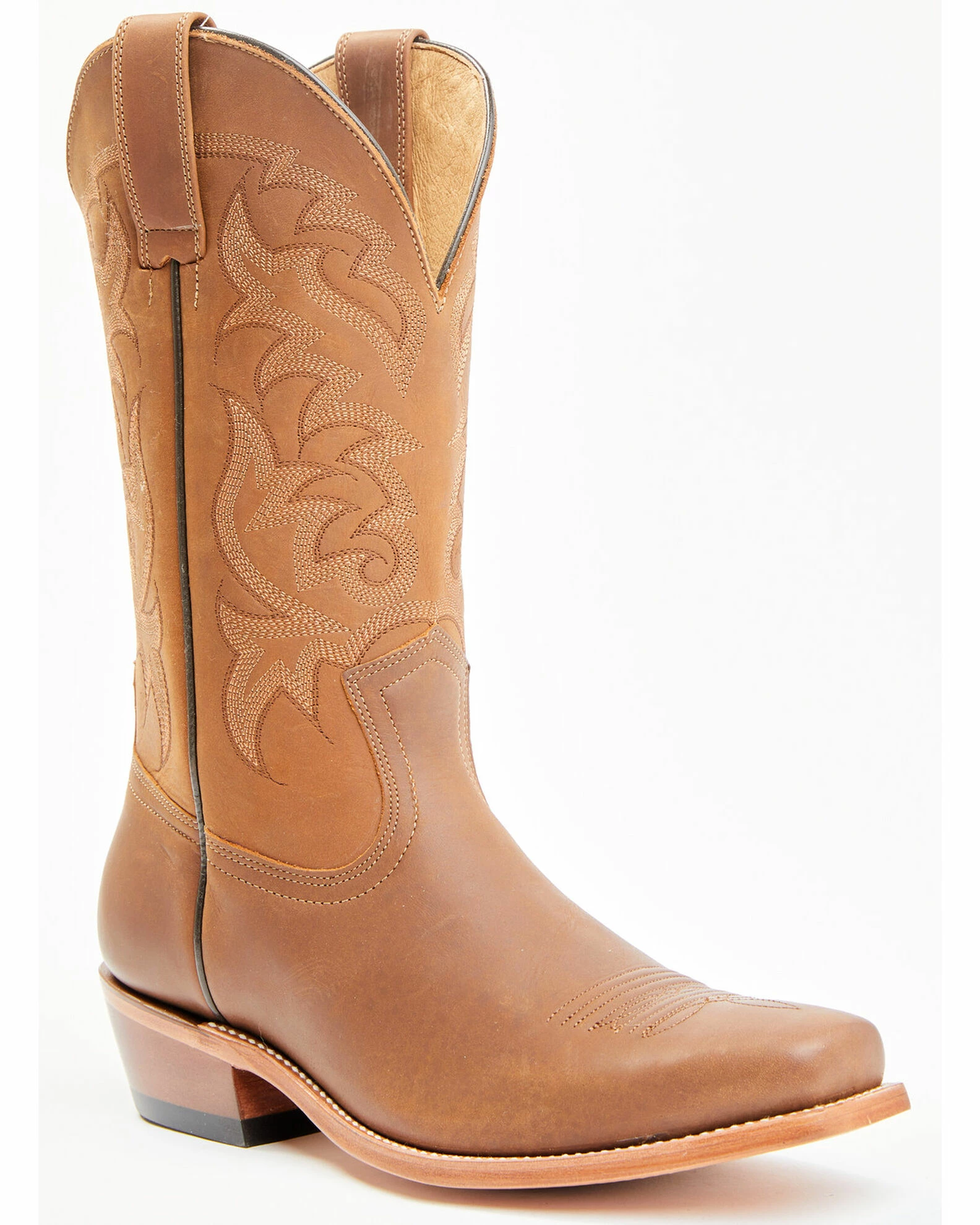 Moonshine Spirit Men's Crazy Horse Vintage Western Boots Brown 1 Moonshine Spirit Men's Crazy Horse Vintage Western Boots Brown