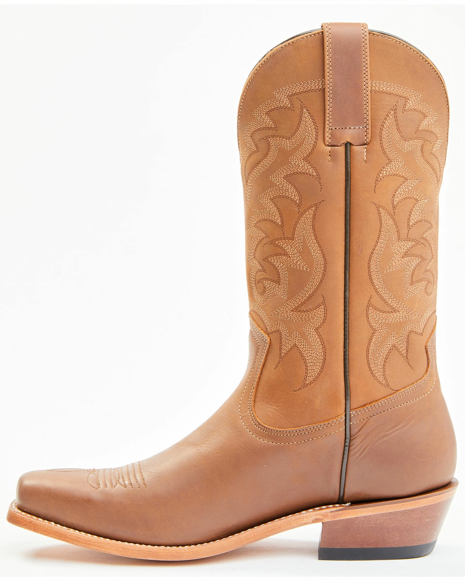 Moonshine Spirit Men's Crazy Horse Vintage Western Boots Brown 3 Moonshine Spirit Men's Crazy Horse Vintage Western Boots Brown - Image 3