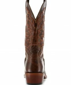 Moonshine Spirit Men's Square Toe Western Boots Brown -Moonshine Spirit Shop 2000112308 200 BK