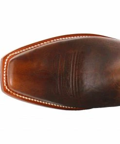 Moonshine Spirit Men's Square Toe Western Boots Brown -Moonshine Spirit Shop 2000112308 200 TP