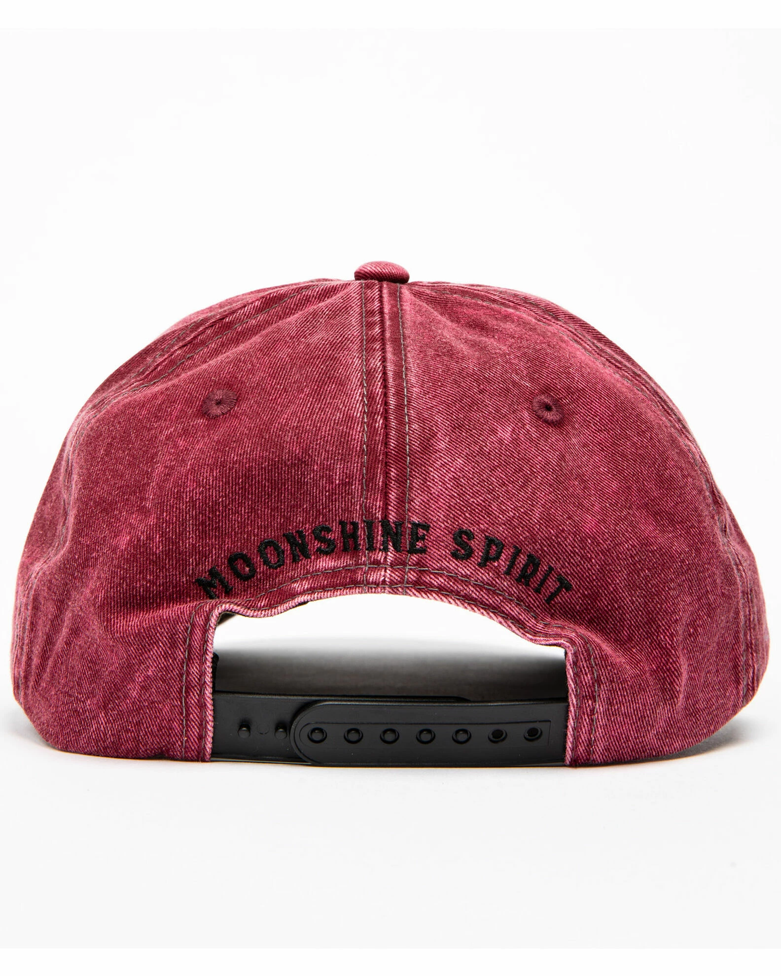 Moonshine Spirit Men's Guitar Pick Baseball Cap Burgundy 5 Moonshine Spirit Men's Guitar Pick Baseball Cap Burgundy - Image 5