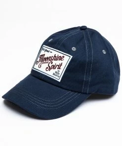 Moonshine Spirit Men's Black Embroidered Patch Ball CapÂ