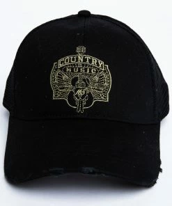 Moonshine Spirit Men's Country Music Guitar Embroidered Ball Cap -Moonshine Spirit Shop 2000296717 001 P4