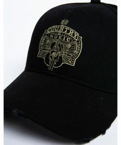 Moonshine Spirit Men's Country Music Guitar Embroidered Ball Cap -Moonshine Spirit Shop 2000296717 001 P6