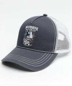 Moonshine Spirit Men's Flag Guitar Mesh Cap 