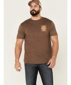 Moonshine Spirit Men's Brown Pure Tennessee Graphic T-Shirt 