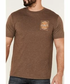 Moonshine Spirit Men's Brown Pure Tennessee Graphic T-Shirt  -Moonshine Spirit Shop 2000323930 200 P3