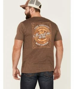 Moonshine Spirit Men's Brown Pure Tennessee Graphic T-Shirt  -Moonshine Spirit Shop 2000323930 200 P4