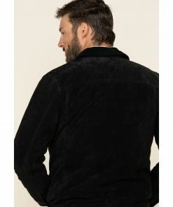 Moonshine Spirit Men's Black Cromwell Suede Roadie Jacket  -Moonshine Spirit Shop 2000325394 001 P4