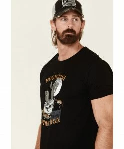 Moonshine Spirit Men's Cactus Whiskey Graphic Short Sleeve T-Shirt  -Moonshine Spirit Shop 2000327611 001 P4