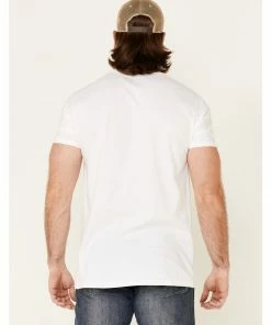 Moonshine Spirit Men's Guitar Flag Graphic Short Sleeve T-Shirt  -Moonshine Spirit Shop 2000340071 100 P4