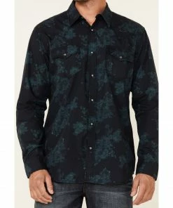 Moonshine Spirit Men's Prism Paisley Print Long Sleeve Snap Western Shirt Navy 7 Moonshine Spirit Men's Prism Paisley Print Long Sleeve Snap Western Shirt Navy -Moonshine Spirit Shop 2000342787 410 P3
