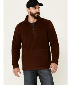 Moonshine Spirit Men's Rust Lake View 1/2 Zip Front Fleece Sweatshirt Rust Copper 9 Moonshine Spirit Men's Rust Lake View 1/2 Zip Front Fleece Sweatshirt Rust Copper -Moonshine Spirit Shop 2000342845 220 P1 1