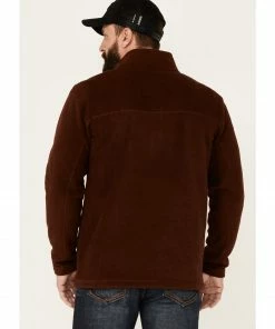 Moonshine Spirit Men's Rust Lake View 1/2 Zip Front Fleece Sweatshirt Rust Copper 8 Moonshine Spirit Men's Rust Lake View 1/2 Zip Front Fleece Sweatshirt Rust Copper -Moonshine Spirit Shop 2000342845 220 P4
