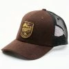 Moonshine Spirit Men's Dark Brown Outdoor Jar Logo Patch Mesh Back Ball Cap 