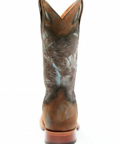 Moonshine Spirit Men's Tully Turquoise Tie-Dye Western Boots - Square Toe  -Moonshine Spirit Shop 2000343044 440 P5