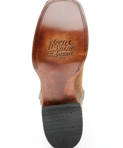 Moonshine Spirit Men's Tully Turquoise Tie-Dye Western Boots - Square Toe  -Moonshine Spirit Shop 2000343044 440 P7