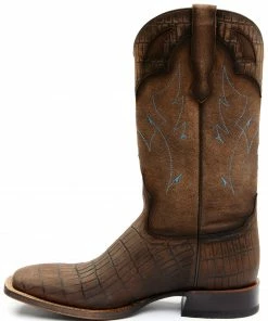 Moonshine Spirit Men's Brown Tully Nogal Leather Western Boot - Wide Square Toe 9 Moonshine Spirit Men's Brown Tully Nogal Leather Western Boot - Wide Square Toe -Moonshine Spirit Shop 2000343045 200 P3