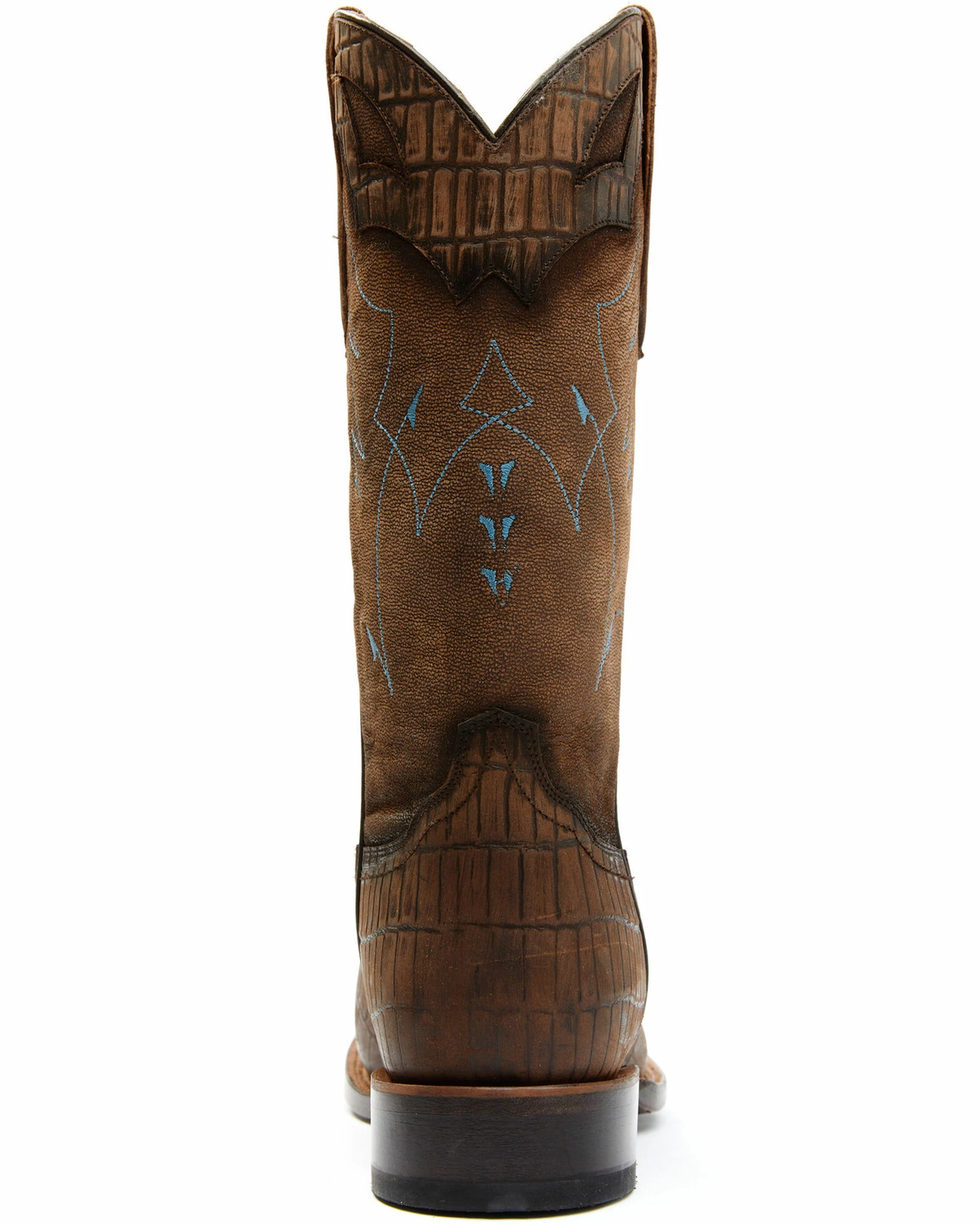 Moonshine Spirit Men's Brown Tully Nogal Leather Western Boot - Wide Square Toe 5 Moonshine Spirit Men's Brown Tully Nogal Leather Western Boot - Wide Square Toe - Image 5