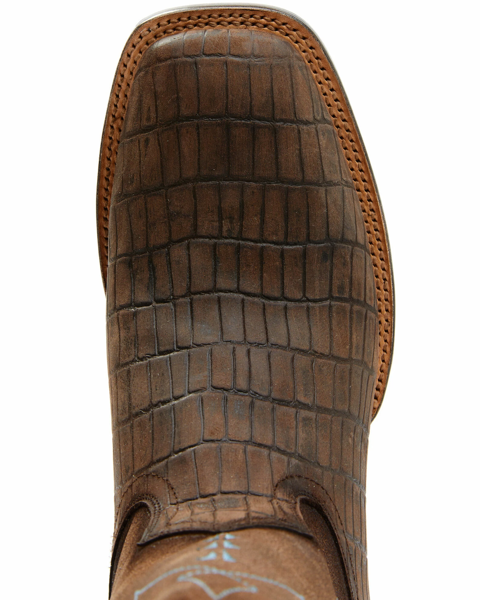 Moonshine Spirit Men's Brown Tully Nogal Leather Western Boot - Wide Square Toe 6 Moonshine Spirit Men's Brown Tully Nogal Leather Western Boot - Wide Square Toe - Image 6