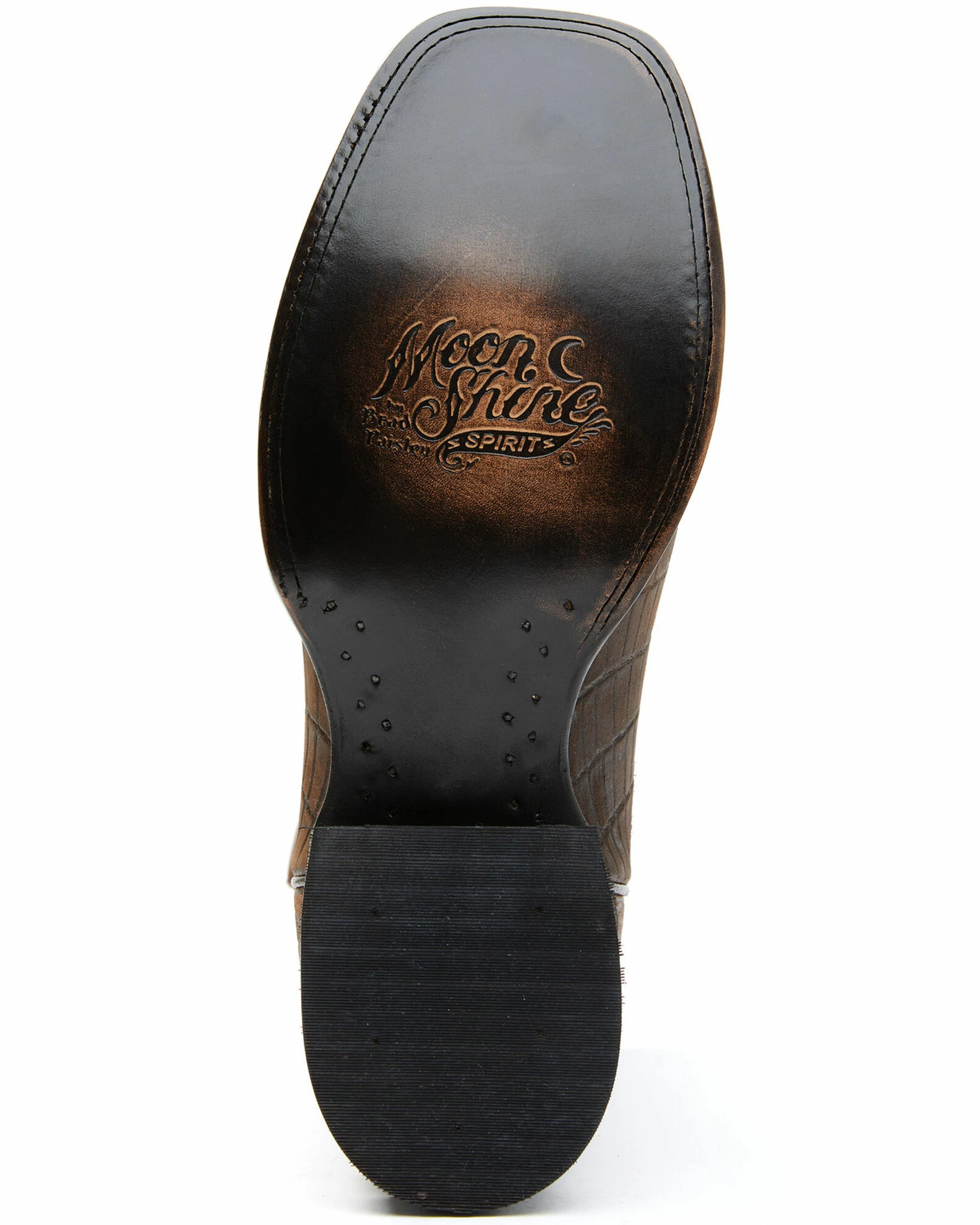 Moonshine Spirit Men's Brown Tully Nogal Leather Western Boot - Wide Square Toe 7 Moonshine Spirit Men's Brown Tully Nogal Leather Western Boot - Wide Square Toe - Image 7