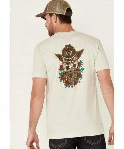 Moonshine Spirit Men's Tan Country Living Graphic Short Sleeve T-Shirt  -Moonshine Spirit Shop 2000343167 280 P4