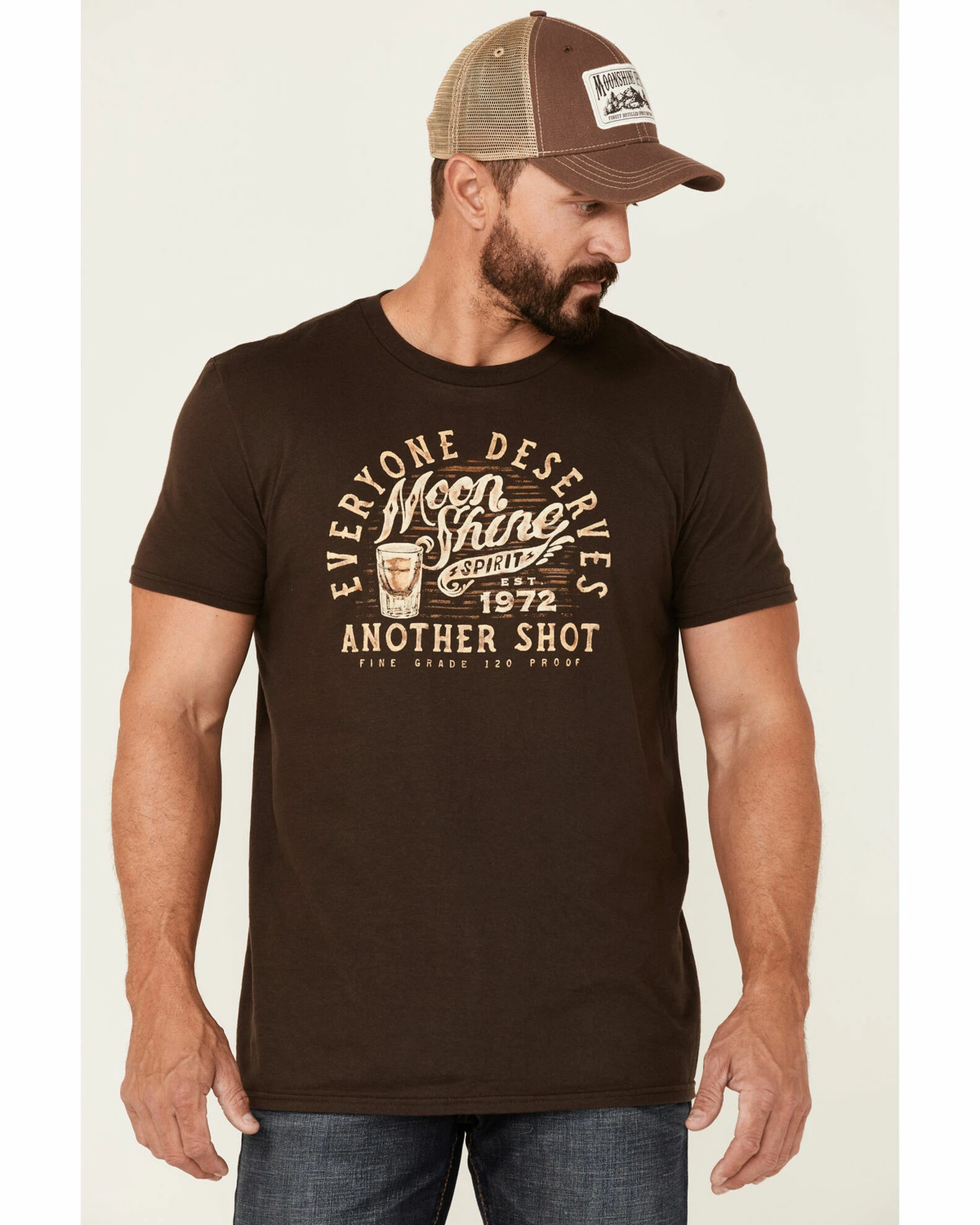 Moonshine Spirit Men's Another Shot Graphic Short Sleeve T-Shirt 1 Moonshine Spirit Men's Another Shot Graphic Short Sleeve T-Shirt