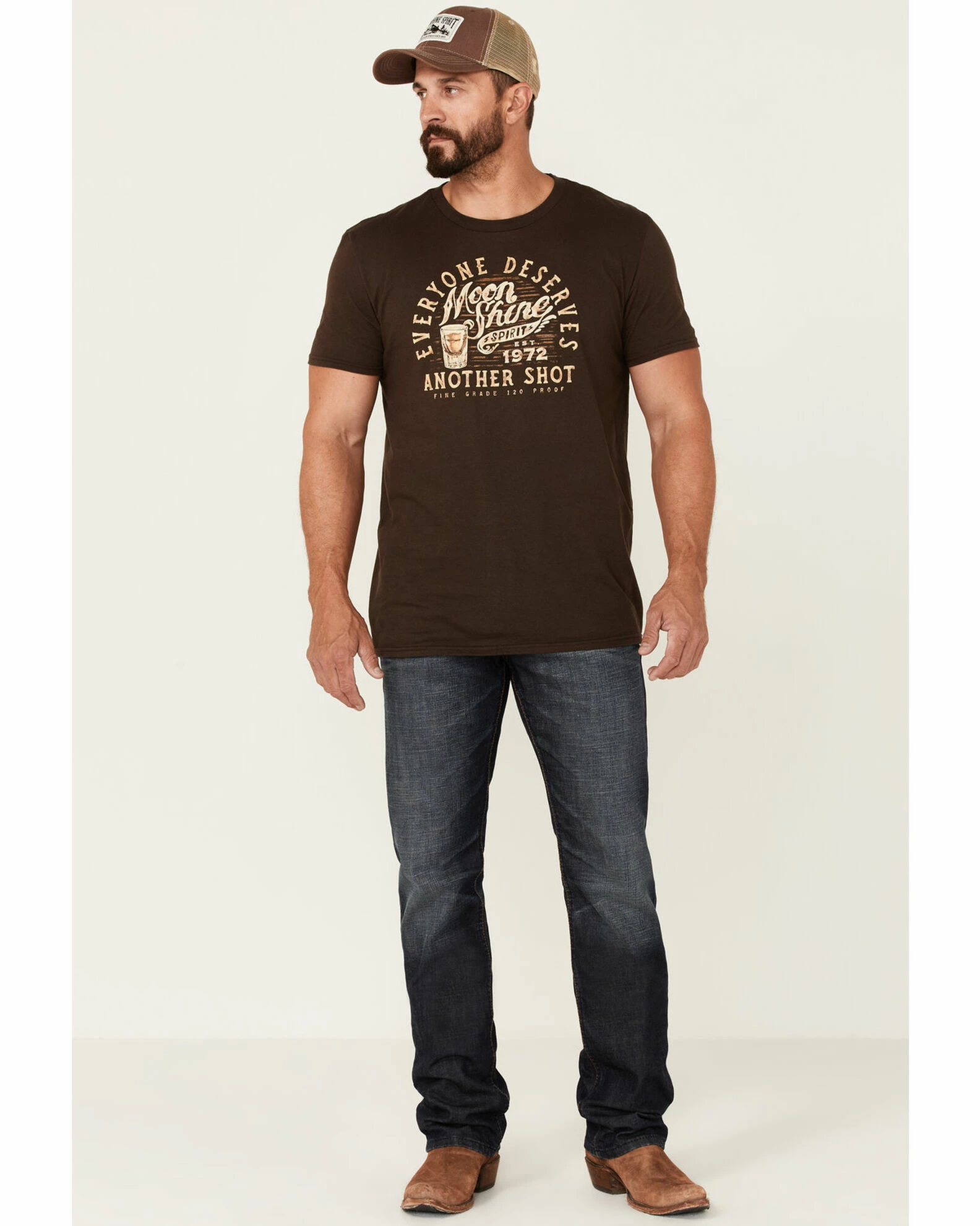 Moonshine Spirit Men's Another Shot Graphic Short Sleeve T-Shirt 2 Moonshine Spirit Men's Another Shot Graphic Short Sleeve T-Shirt - Image 2