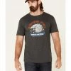 Moonshine Spirit Men's Eagle Brave Graphic Short Sleeve T-Shirt 