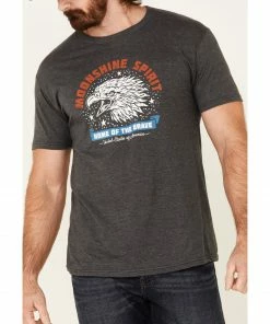 Moonshine Spirit Men's Eagle Brave Graphic Short Sleeve T-Shirt  -Moonshine Spirit Shop 2000343341 022 P3
