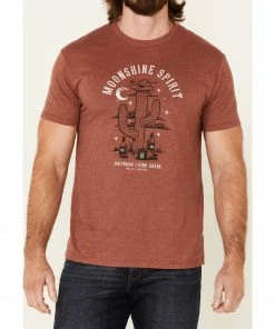 Moonshine Spirit Men's Cactus Bottles Graphic Short Sleeve T-Shirt  -Moonshine Spirit Shop 2000343342 610 P3