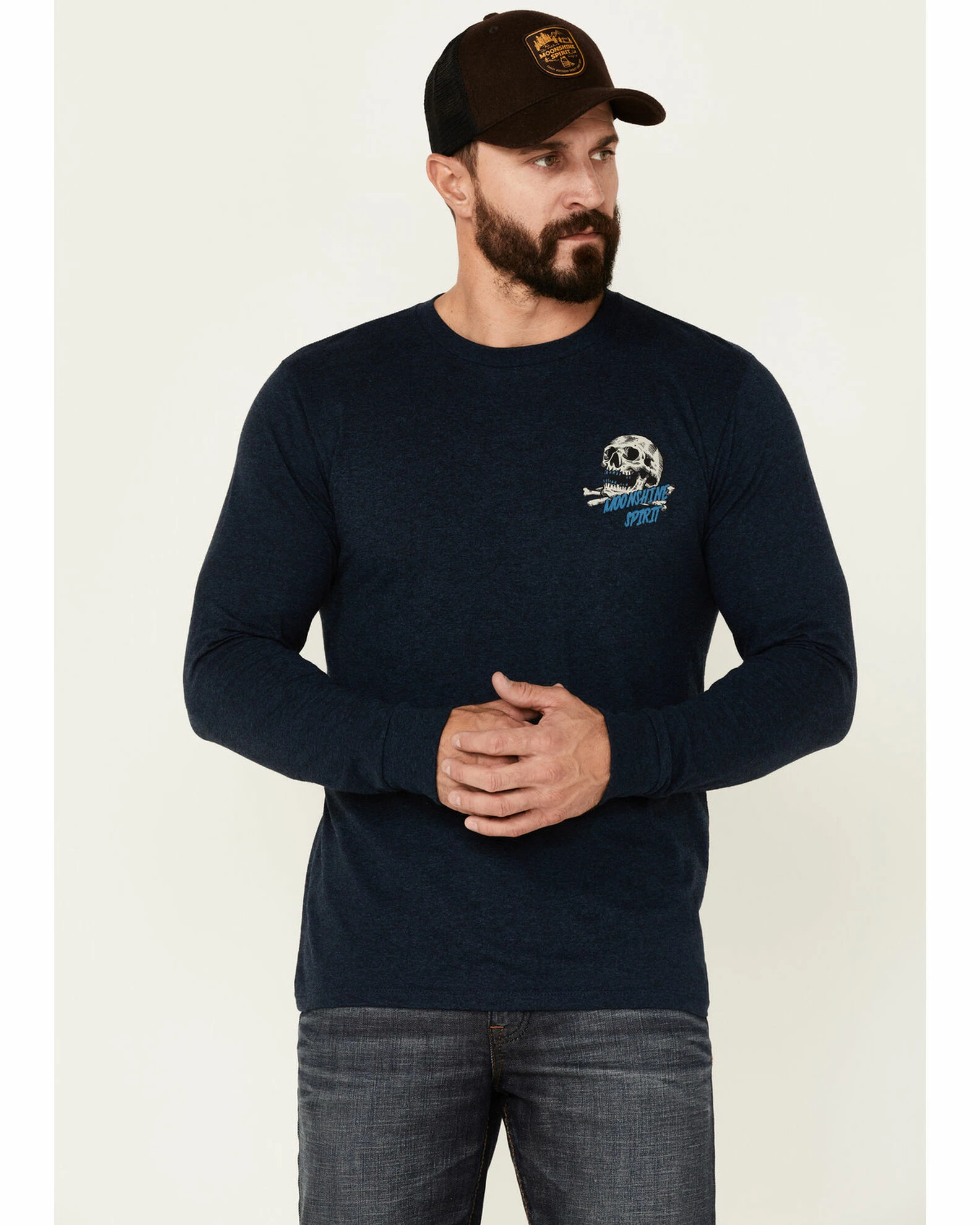 Moonshine Spirit Men's Give Me Whiskey Graphic Long Sleeve T-Shirt 1 Moonshine Spirit Men's Give Me Whiskey Graphic Long Sleeve T-Shirt