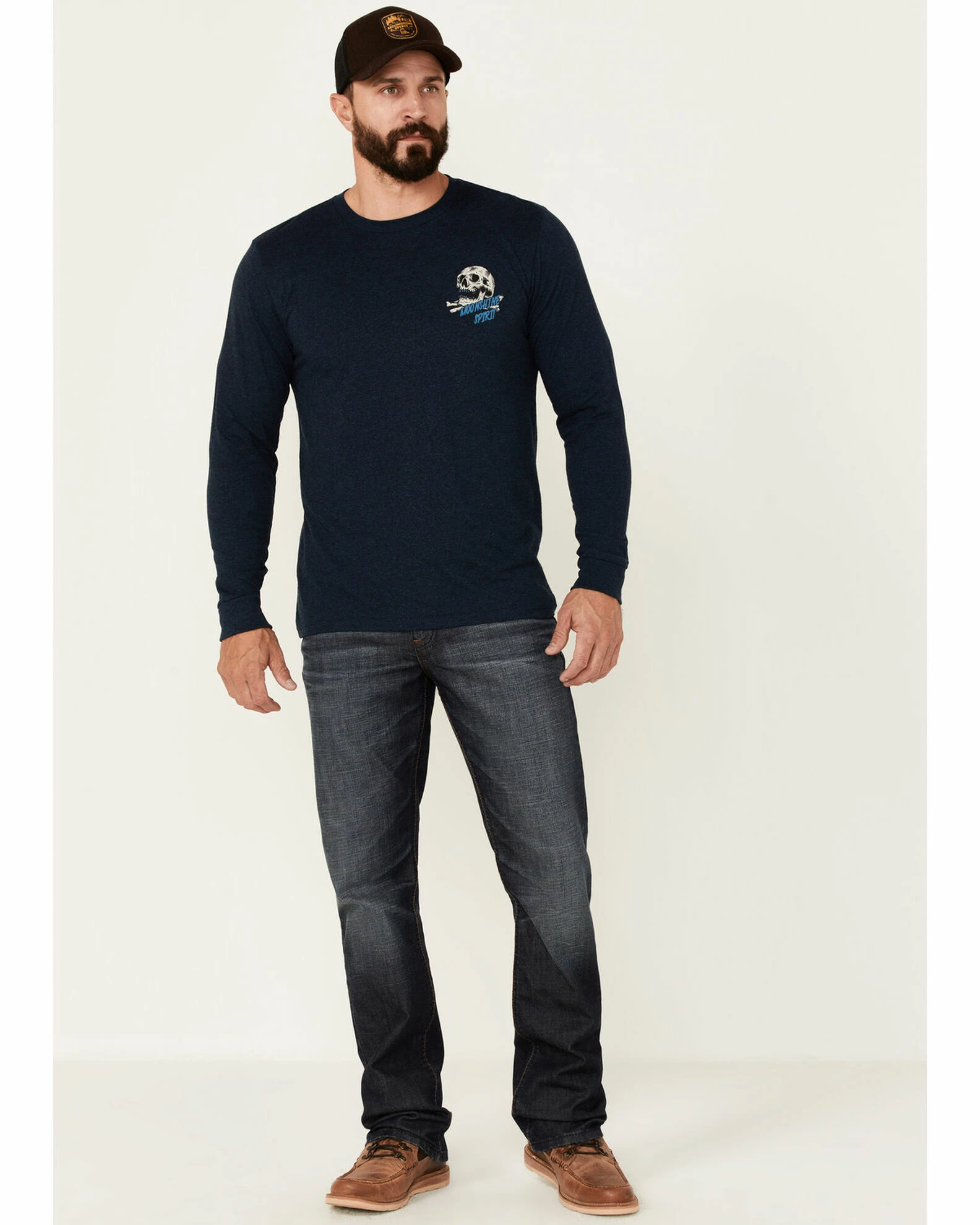 Moonshine Spirit Men's Give Me Whiskey Graphic Long Sleeve T-Shirt 2 Moonshine Spirit Men's Give Me Whiskey Graphic Long Sleeve T-Shirt - Image 2