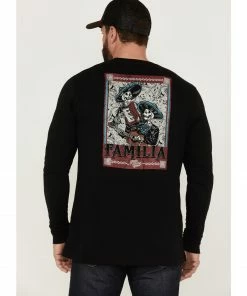 Moonshine Spirit Men's Famila Skulls Graphic T-Shirt  -Moonshine Spirit Shop 2000344465 001 P4