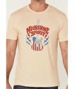 Moonshine Spirit Men's Guitar USA Graphic Short Sleeve T-Shirt  -Moonshine Spirit Shop 2000347278 100 P3