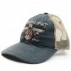 Moonshine Spirit Men's Teal Thunderbird Embroidered Mesh-Back Ball Cap 
