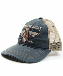 Moonshine Spirit Men's Teal Thunderbird Embroidered Mesh-Back Ball CapÂ