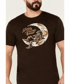 Moonshine Spirit Men's Graphic Short Sleeve Serenade Brown T-Shirt  -Moonshine Spirit Shop 2000351770 201 P3