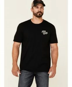 Moonshine Spirit Men's Whiskey And Leave Graphic Short Sleeve T-Shirt 