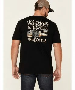 Moonshine Spirit Men's Whiskey And Leave Graphic Short Sleeve T-Shirt 7 Moonshine Spirit Men's Whiskey And Leave Graphic Short Sleeve T-Shirt -Moonshine Spirit Shop 2000351772 001 P4