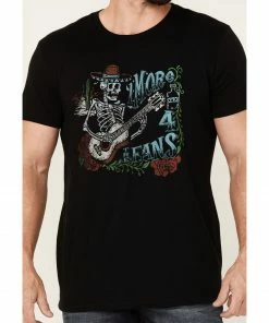 Moonshine Spirit Men's More 4 For The Fans Graphic Short Sleeve T-Shirt - Black -Moonshine Spirit Shop 2000351775 001 P3