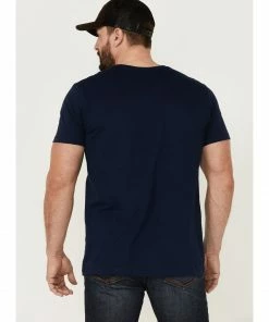 Moonshine Spirit Men's Mas Cerveza Graphic Short Sleeve T-Shirt  Steel Blue -Moonshine Spirit Shop 2000351781 461 P4