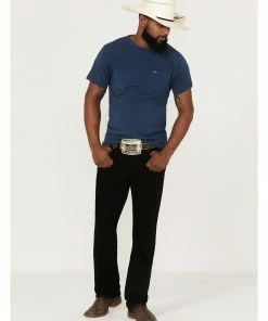 Moonshine Spirit Men's Night Star Black Wash Stretch Slim Straight JeansÂ