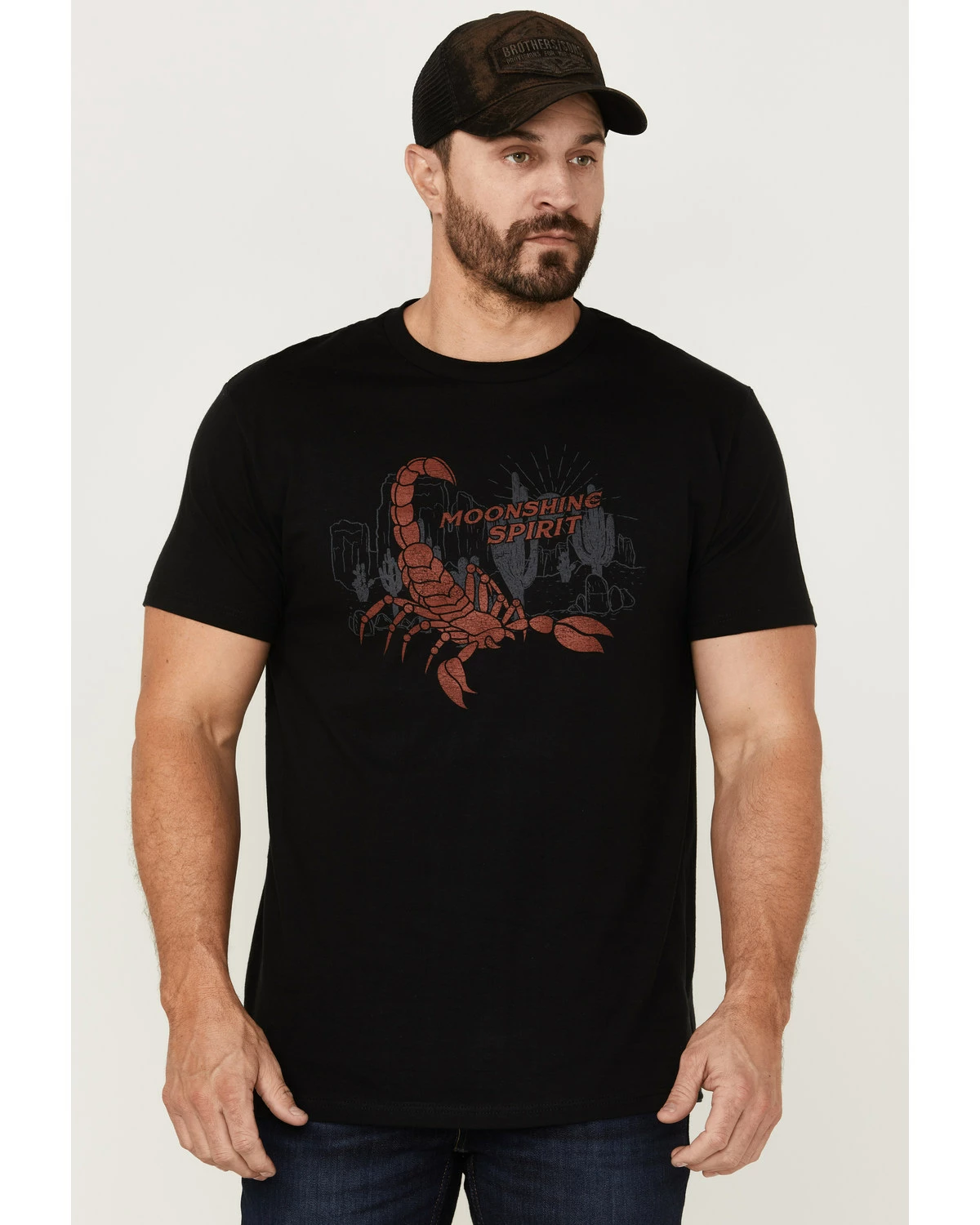 Moonshine Spirit Men's Sting Desert Graphic T-Shirt Black 5 Moonshine Spirit Men's Sting Desert Graphic T-Shirt Black - Image 5