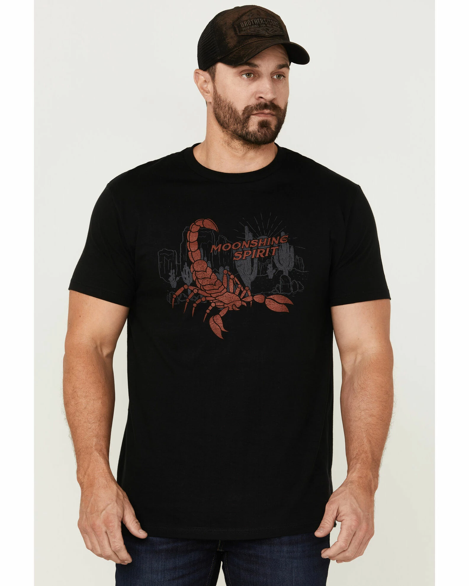 Moonshine Spirit Men's Sting Desert Graphic T-Shirt Black 1 Moonshine Spirit Men's Sting Desert Graphic T-Shirt Black