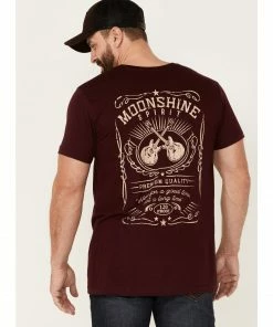 Moonshine Spirit Men's Sangira Whiskey Label Graphic Short Sleeve T-Shirt  -Moonshine Spirit Shop 2000359260 640 P4