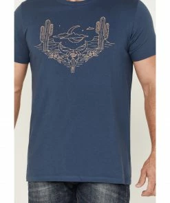 Moonshine Spirit Men's Peyote Short Sleeve Graphic T-Shirt Navy 7 Moonshine Spirit Men's Peyote Short Sleeve Graphic T-Shirt Navy -Moonshine Spirit Shop 2000363225 410 P3