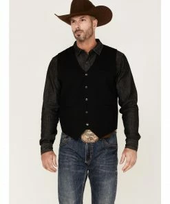 Moonshine Spirit Men's Sunday Brunch Button-Down Western Vest 