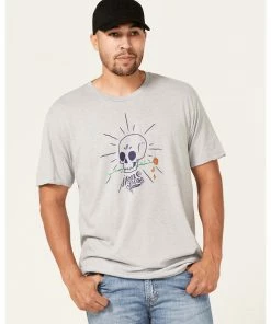 Moonshine Spirit Men's Simple Skully Graphic T-Shirt 
