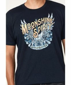 Moonshine Spirit Men's Wing Guitar Graphic Short Sleeve T-Shirt  -Moonshine Spirit Shop 2000365586 410 P3